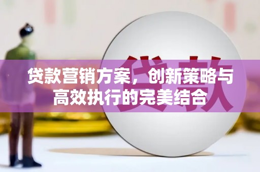 化州贷款营销方案，创新策略与高效执行的完美结合