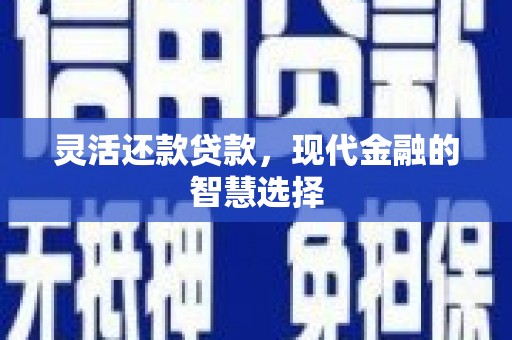 化州灵活还款贷款，现代金融的智慧选择