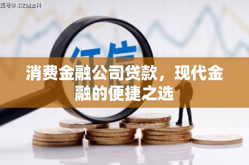 化州消费金融公司贷款，现代金融的便捷之选