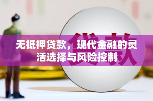 化州无抵押贷款，现代金融的灵活选择与风险控制
