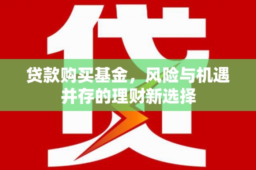 化州贷款购买基金，风险与机遇并存的理财新选择
