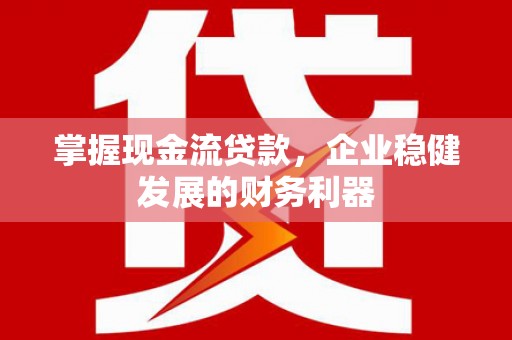 化州掌握现金流贷款，企业稳健发展的财务利器