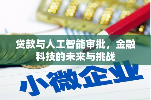 化州贷款与人工智能审批，金融科技的未来与挑战