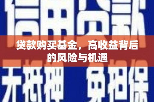 化州贷款购买基金，高收益背后的风险与机遇