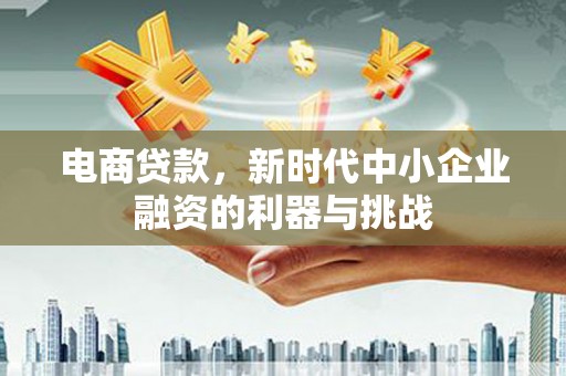 化州电商贷款，新时代中小企业融资的利器与挑战