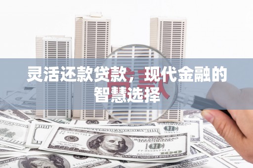化州灵活还款贷款，现代金融的智慧选择
