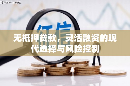 化州无抵押贷款，灵活融资的现代选择与风险控制