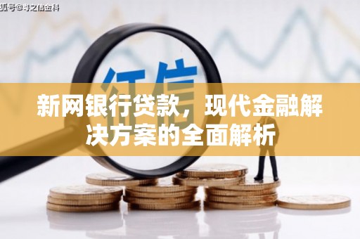 化州新网银行贷款，现代金融解决方案的全面解析