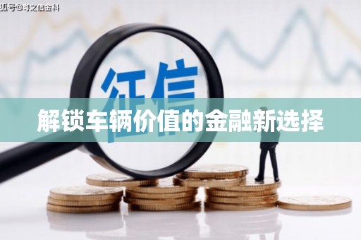 化州解锁车辆价值的金融新选择