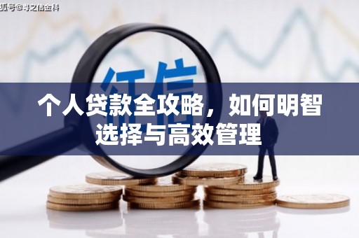化州个人贷款全攻略，如何明智选择与高效管理