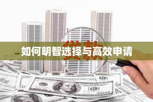 化州如何明智选择与高效申请